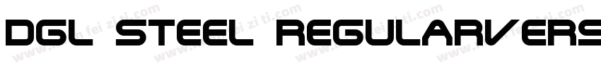 DGL Steel RegularVersion 20字体转换